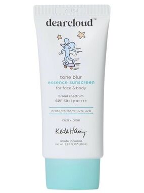 Dear Cloud x Keith Haring Tone Blur Essence Sunscreen SPF 50 1.69oz